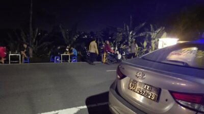 Patroli Blue Light Polsek Labuapi, Lakukan Himbauan Prokes dan Ajakan Vaksinasi