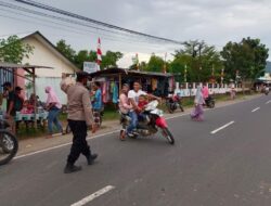 Pengamanan Ngabuburit Polsek Sekotong, Sasar Pusat Penjualan Takjil