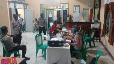 Vaksinasi Booster di Desa Dasan Tapen