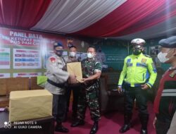 Beri Semangat Kepada Anggota Jaga di Pospam, Kasat Reskrim Polres Lobar Beri Bingkisan