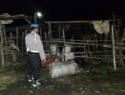 Cegah Pembobolan Gudang dan Pencurian Ternak, Polsek Lembar Tingkatkan Intensitas Patroli