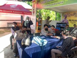 Kapolres Tinjau Gerai Vaksin Pelabuhan Poto Tano, 31 Orang Divaksin