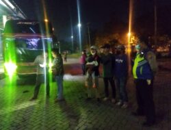 Polsek Sandubaya dan Dishub Kota Mataram Buka Pelayanan Dan Monitoring Arus Mudik