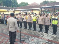 Polresta Mataram mulai Apel Pengamanan Malam Takbiran Hari Raya Idul Fitri 1443 H dengan Melibatkan 602 Personel