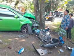 Mobil Tabrak Pengendara Motor Di Jalan Raya Lombok Tengah, Satu Meninggal