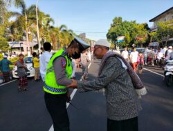 Amankan Sholat Idul Fitri Polresta Mataram Turunkan 128 Personel