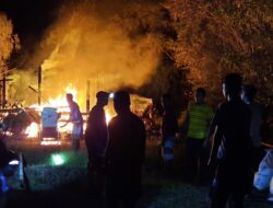 Diduga Konsleting Listrik, Rumah Sawah Hangus Dilalap Sijago Merah