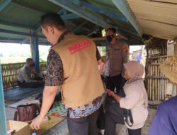 Bantu Cegah Penyebaran PMK Hewan Ternak, Polres Loteng Cek Pasar Hewan di Lombok Tengah