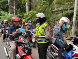 Operasi Keselamatan Rinjani, 7 Pengendara Ditilang, 50 Ditegur
