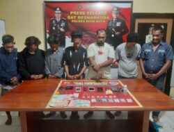 Asyik Pesta Sabu 7 Warga Bima Disergap Tim Cobra Bravo Polres Bima Kota
