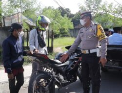 Hari ke-6 Operasi Keselamatan Rinjani 2022, Polres Loteng Jaring 44 Pelanggar Lalu Lintas