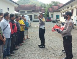 KBO Satlantas Polres KSB Pimpin Operasi Keselamatan Rinjani 2022 Berikan Tindakan dan Imbauan