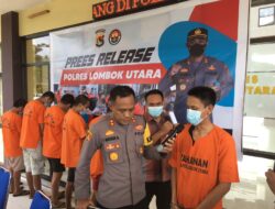 Kopolres Lombok Utara Pimpin Komferensi pers,Ungkap Kasus Penggelapan dan Narkoba Sebulan Terahir