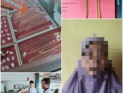 Terduga Pelaku Pencurian Emas di Pasar Renteng Diamankan Polsek Praya