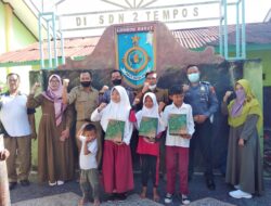 Kegiatan Polisi Sahabat Anak Sat Lantas Polres Lobar, Kunjungi SDN 2 Tempos Gerung