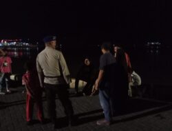 Masih Dalam Suasana Liburan Idhul Fitri, Sat Polairud Waspadai Keselamatan di Wisata Pantai
