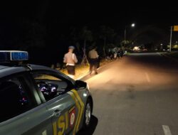 Patroli Blue Light Polsek Labuapi, Perkuat Kegiatan Preventif