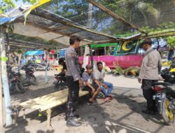 Patroli Polsek Lembar, Merangkaikannya dengan Kegiatan Imbangan Non Yustisi