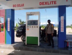 Polisi Pantau SPBU di Kuripan, Antrean Kendaraan Masih Normal
