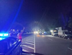Tekan Angka Kriminalitas, Polsek Labuapi Kencangkan Patroli Blue Light