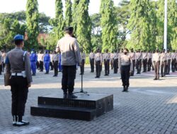 64 Siswa Diktuba Polri SPN Polda NTB Latihan Kerja di Polres Loteng