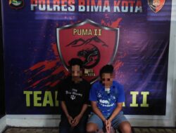 Tim Puma 2 Polres Kota Bima Sergap Dua Pelaku Bobol Toko di Pasar Raya