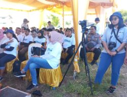 Kapolsek Kawasan Pelabuhan Laut Tano Hadir Peluncuran Konservasi Yang Dilakukan PT AMNT