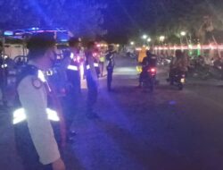 Patroli Antisipasi Kejahatan Di Malam Hari, Sat Samapta Polres Dompu Nyisir Lokasi Rawan Kejahatan