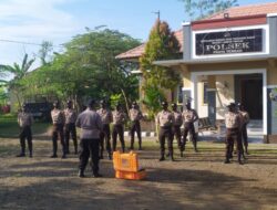 Polsek Praya Tengah Berikan Pengetahuan Olah TKP Kepada Siswa Latja