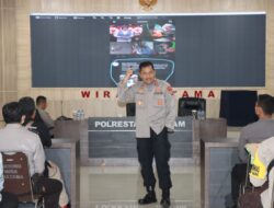 Asistensi Bid Humas Polda NTB Di Polresta Mataram Personel Harus Bisa Tangkal Berita Hoax