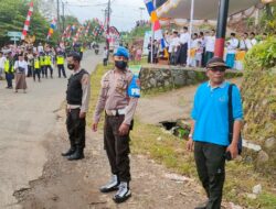 Polsek Batukliang Utara Melakukan Pengamanan Pawai Taruf STK ke – XVII Tingkat Kecamatan