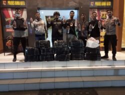 Ciptakan Situasi Kondusif Jelang MXGP,Polsek Badas Razia Sajam dan Miras