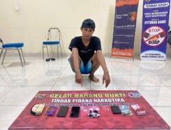 Satnarkoba Polres Sumbawa Barat Kembali Menangkap Seorang Pemuda Memiliki Narkoba Jenis Sabu Seberat 11,68 gram