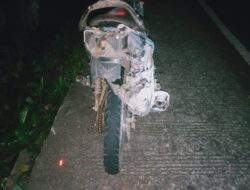 Pengendara Motor Ditabrak Dari Belakang Hingga Meninggal,Polsek Batukliang Olah TKP Dan Lidik Pelaku