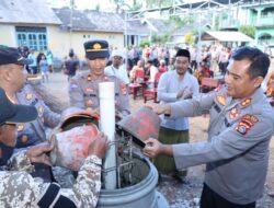 Moment Hari Bhayangkara ke -76,Polres Loteng Laksanakan Bakti sosial religi di Masjid dan Pura