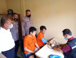 Kasat Tahti Polres Loteng Pimpin Kegiatan Pemeriksaan Kesehatan Warga Binaan