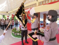 Kapolda NTB Pimpin Upacara Pencucian Pataka Pemuliaan Nilai-nilai Luhur Tribrata Satya Wiradharma