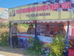 Memulai Pengamanan MXGP Samota,Polda NTB Gelar Apel Pembagian Pos