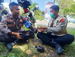 Personil Pengamanan Ops Samota Rinjani dapat Pelayanan Kesehatan Gratis dari Si Dokes