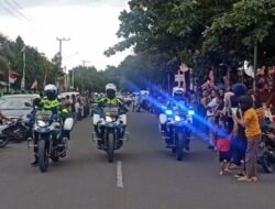 Polisi Kawal Ketat Kemeriahan Pawai Dokar Para Rider MXGP