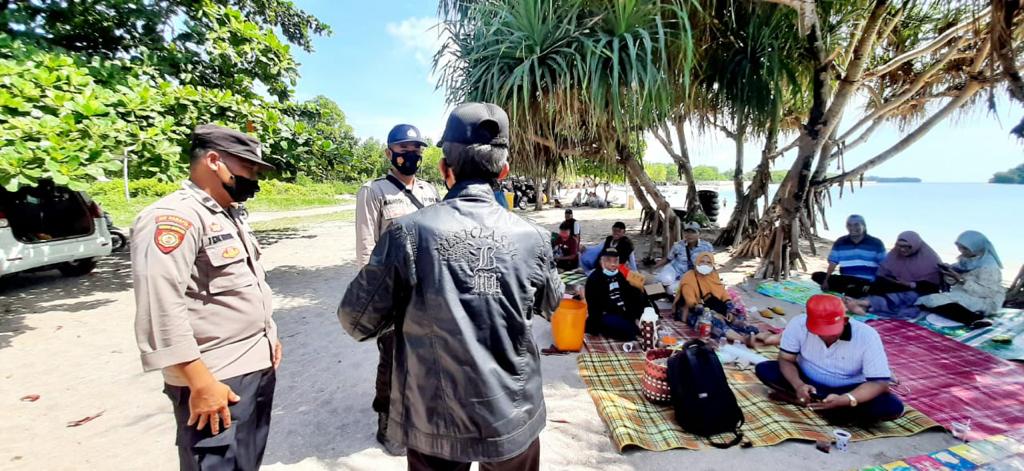 Libur Akhir Pekan, Polsek Sekotong Lakukan Pemantauan Wilayah di Tempat Wisata