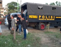 Keterbatasan Shatel Bus,Truk dan Bus Polisi Dikerahkan Angkut Kepulangan Penonton MXGP Samota