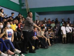 Ratusan Suporter Tim PB.Polresta Mataram Meriahkan Semifinal Kapolda Cup Provinsi NTB