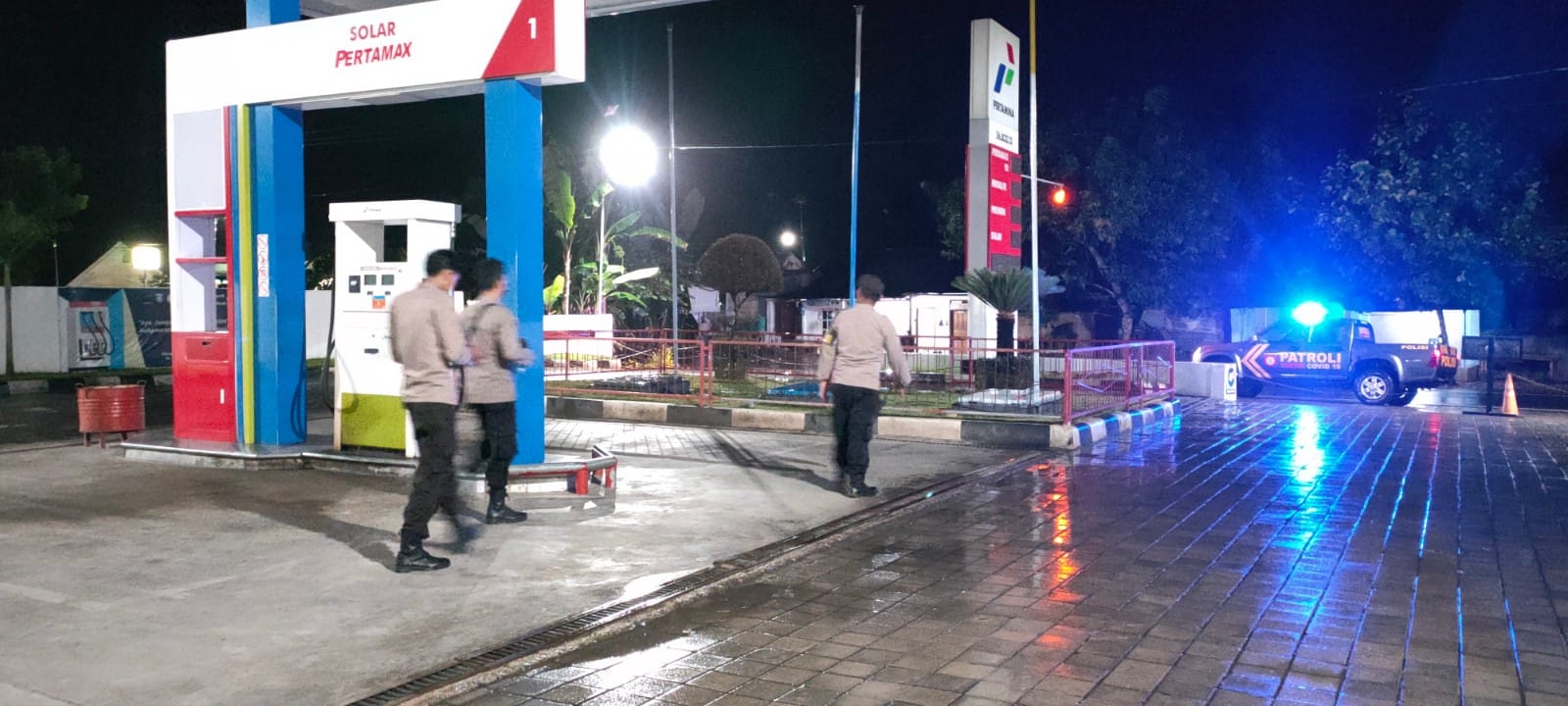 Polsek Sekotong Sisir Lokasi-lokasi Berpotensi Rawan Gangguan Kamtibmas