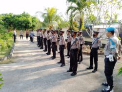 Polsek lembar Terima Siswa Latja SPN Belanting Polda NTB