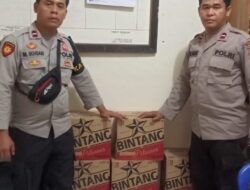 Polsek Plampang Ungkap 84 Botol Miras di Kamar Pemilik Toko