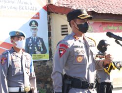 Kapolres Dompu,Pimpin Langsung Apel Gelar Operasi Patuh Rinjani Tahun 2022