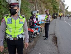 Hari Keempat Operasi Patuh Rinjani di Gelar, Sat Lantas Polres KSB Tindak 96 Pelanggar Lalulintas
