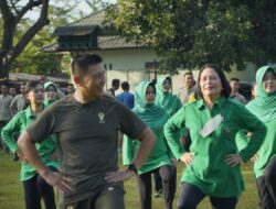 Naik Pangkat, Danrem 162/WB Gelar Olahraga Bersama Prajuritnya