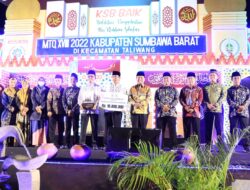 Kapolres KSB Hadiri Penutupan MTQ Tingkat Kabupaten Sumbawa Barat ke XVIII tahun 2022,